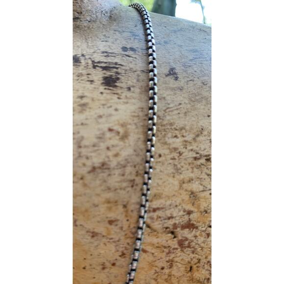 David Yurman Sterling Silver, 18K Gold and Diamond Necklace - Picture 5 of 7